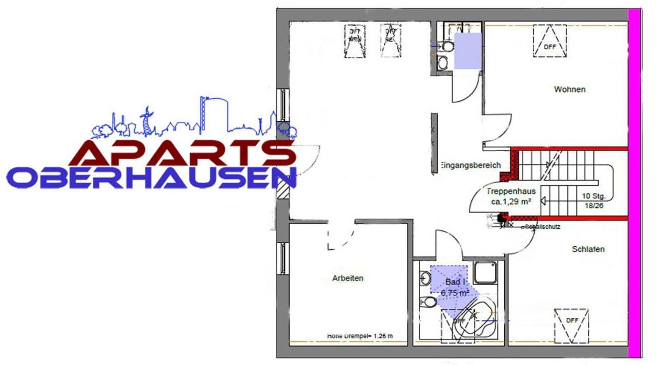 Aparts Oberhausen 奥伯豪森 外观 照片