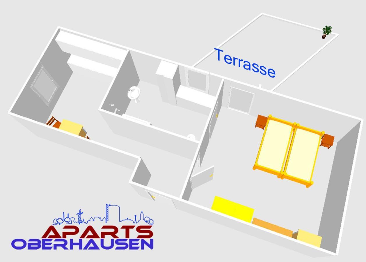 Aparts Oberhausen 奥伯豪森 外观 照片